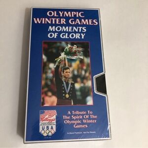 1991 Olympic Winter Games Moments of Glory VHS Vintage Cappy Production